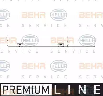 BEHR HELLA Service 8FT 351 197-661 - Осушувач, кондиціонер avtolavka.club