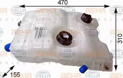 BEHR HELLA Service 8MA 376 753-771 - Компенсаційний бак, охолоджуюча рідина avtolavka.club