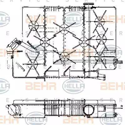 BEHR HELLA Service 8MA 376 705-371 - Компенсаційний бак, охолоджуюча рідина avtolavka.club