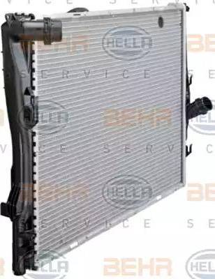 BEHR HELLA Service 8MK 376 754-051 - Радіатор, охолодження двигуна avtolavka.club