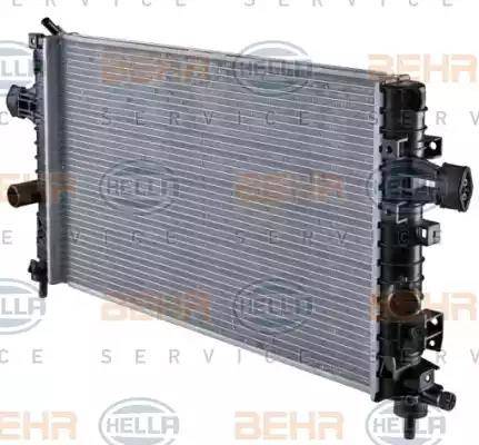 BEHR HELLA Service 8MK 376 754-081 - Радіатор, охолодження двигуна avtolavka.club