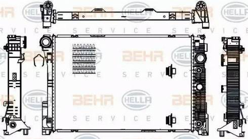 BEHR HELLA Service 8MK 376 756-221 - Радіатор, охолодження двигуна avtolavka.club