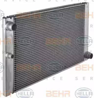 BEHR HELLA Service 8MK 376 719-011 - Радіатор, охолодження двигуна avtolavka.club