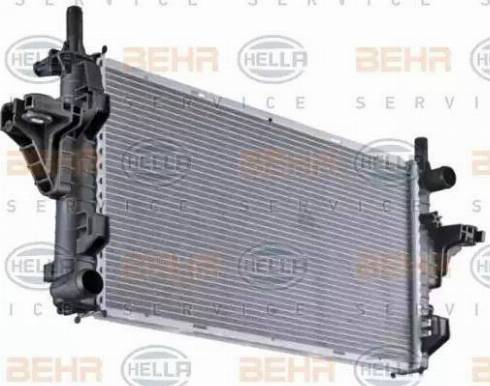 BEHR HELLA Service 8MK 376 719-754 - Радіатор, охолодження двигуна avtolavka.club