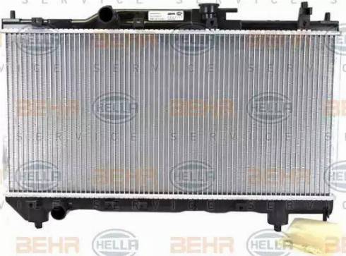 BEHR HELLA Service 8MK 376 718-461 - Радіатор, охолодження двигуна avtolavka.club