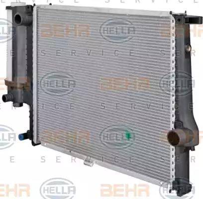 BEHR HELLA Service 8MK 376 712-221 - Радіатор, охолодження двигуна avtolavka.club