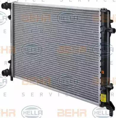 BEHR HELLA Service 8MK 376 781-091 - Радіатор, охолодження двигуна avtolavka.club