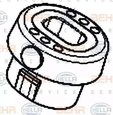 BEHR HELLA Service 8MK 376 787-431 - Радіатор, охолодження двигуна avtolavka.club