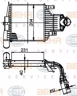 BEHR HELLA Service 8ML 376 988-384 - Интеркулер avtolavka.club