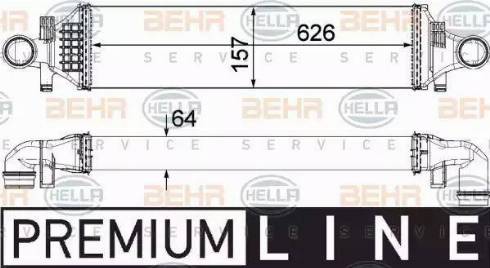 BEHR HELLA Service 8ML 376 924-051 - Интеркулер avtolavka.club