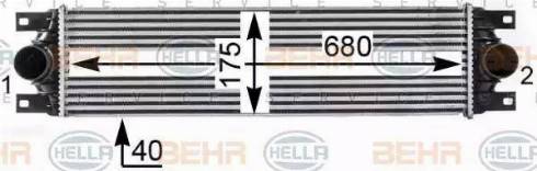 BEHR HELLA Service 8ML 376 700-641 - Интеркулер avtolavka.club