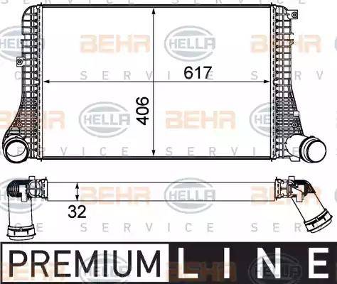 BEHR HELLA Service 8ML 376 787-621 - Интеркулер avtolavka.club