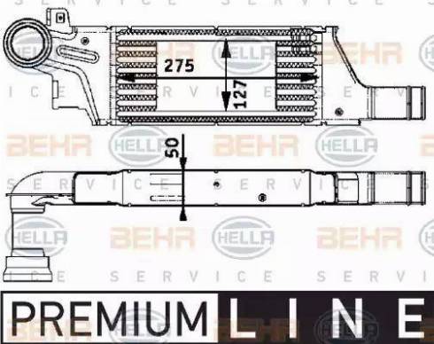 BEHR HELLA Service 8ML 376 723-281 - Интеркулер avtolavka.club