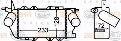 BEHR HELLA Service 8ML 376 776-411 - Интеркулер avtolavka.club