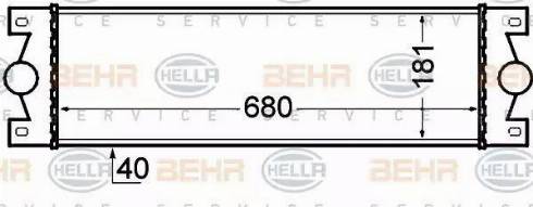 BEHR HELLA Service 8ML 376 776-521 - Интеркулер avtolavka.club