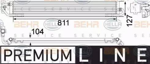 BEHR HELLA Service 8MO 376 756-361 - Масляний радіатор, автоматична коробка передач avtolavka.club