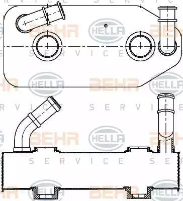 BEHR HELLA Service 8MO 376 787-681 - Масляний радіатор, автоматична коробка передач avtolavka.club