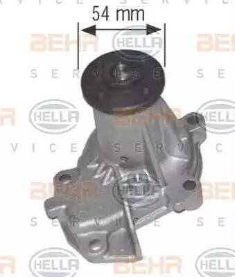 BEHR HELLA Service 8MP 376 804-574 - Водяний насос avtolavka.club