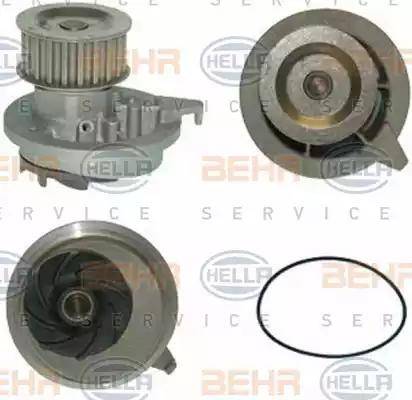 BEHR HELLA Service 8MP 376 806-021 - Водяний насос avtolavka.club