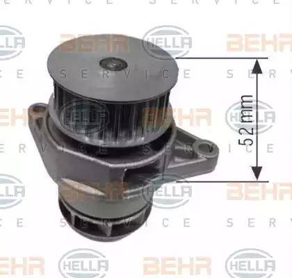 BEHR HELLA Service 8MP 376 800-064 - Водяний насос avtolavka.club