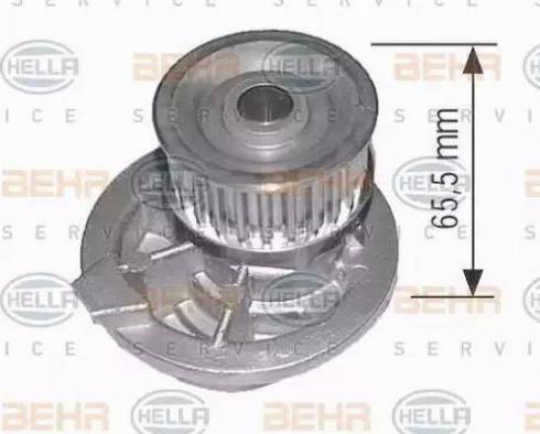 BEHR HELLA Service 8MP 376 800-084 - Водяний насос avtolavka.club