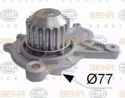 BEHR HELLA Service 8MP 376 801-184 - Водяний насос avtolavka.club