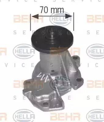 BEHR HELLA Service 8MP 376 803-164 - Водяний насос avtolavka.club