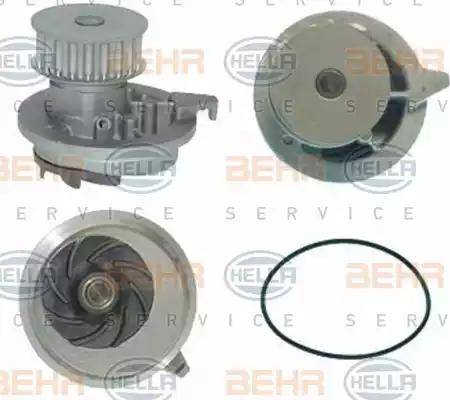 BEHR HELLA Service 8MP 376 803-201 - Водяний насос avtolavka.club