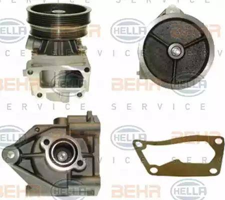 BEHR HELLA Service 8MP 376 802-401 - Водяний насос avtolavka.club