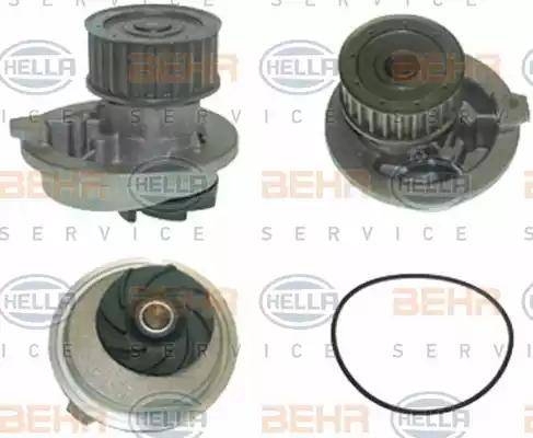 BEHR HELLA Service 8MP 376 802-371 - Водяний насос avtolavka.club