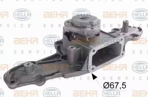 BEHR HELLA Service 8MP 376 810-124 - Водяний насос avtolavka.club