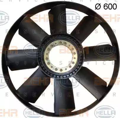 BEHR HELLA Service 8MV 376 702-021 - Крильчатка вентилятора, охолодження двигуна avtolavka.club