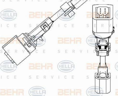 BEHR HELLA Service 8MV 376 782-411 - Вентилятор, охолодження двигуна avtolavka.club