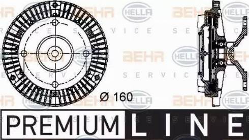BEHR HELLA Service 8MV 376 732-051 - Зчеплення, вентилятор радіатора avtolavka.club
