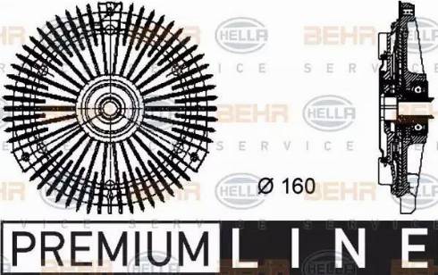 BEHR HELLA Service 8MV 376 732-251 - Зчеплення, вентилятор радіатора avtolavka.club