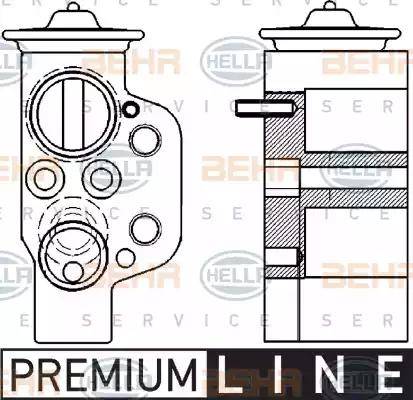 BEHR HELLA Service 8UW 351 239-621 - Розширювальний клапан, кондиціонер avtolavka.club