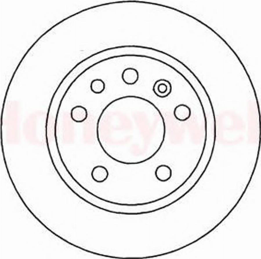 BENDIX 561962 B - Гальмівний диск avtolavka.club