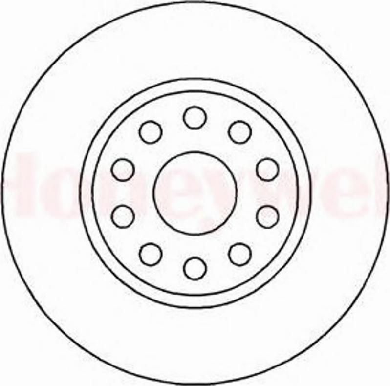 BENDIX 561987 B - Гальмівний диск avtolavka.club