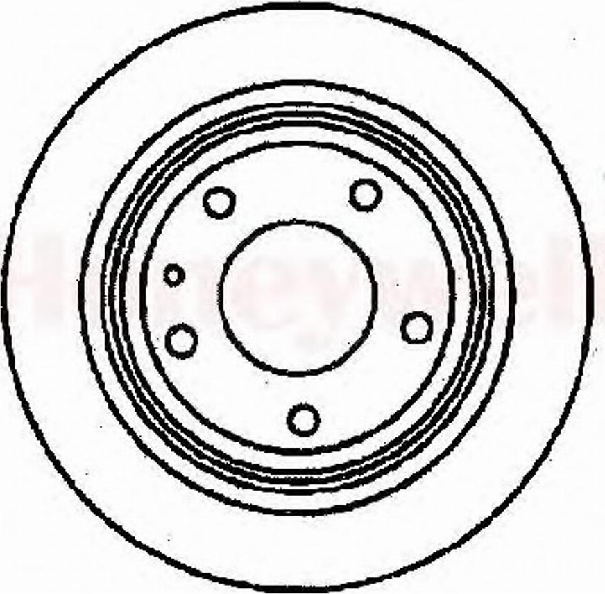 BENDIX 561477 B - Гальмівний диск avtolavka.club