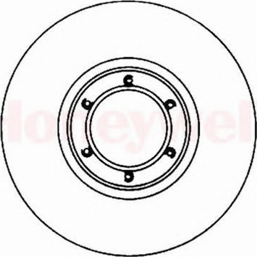 BENDIX 561643B - Гальмівний диск avtolavka.club