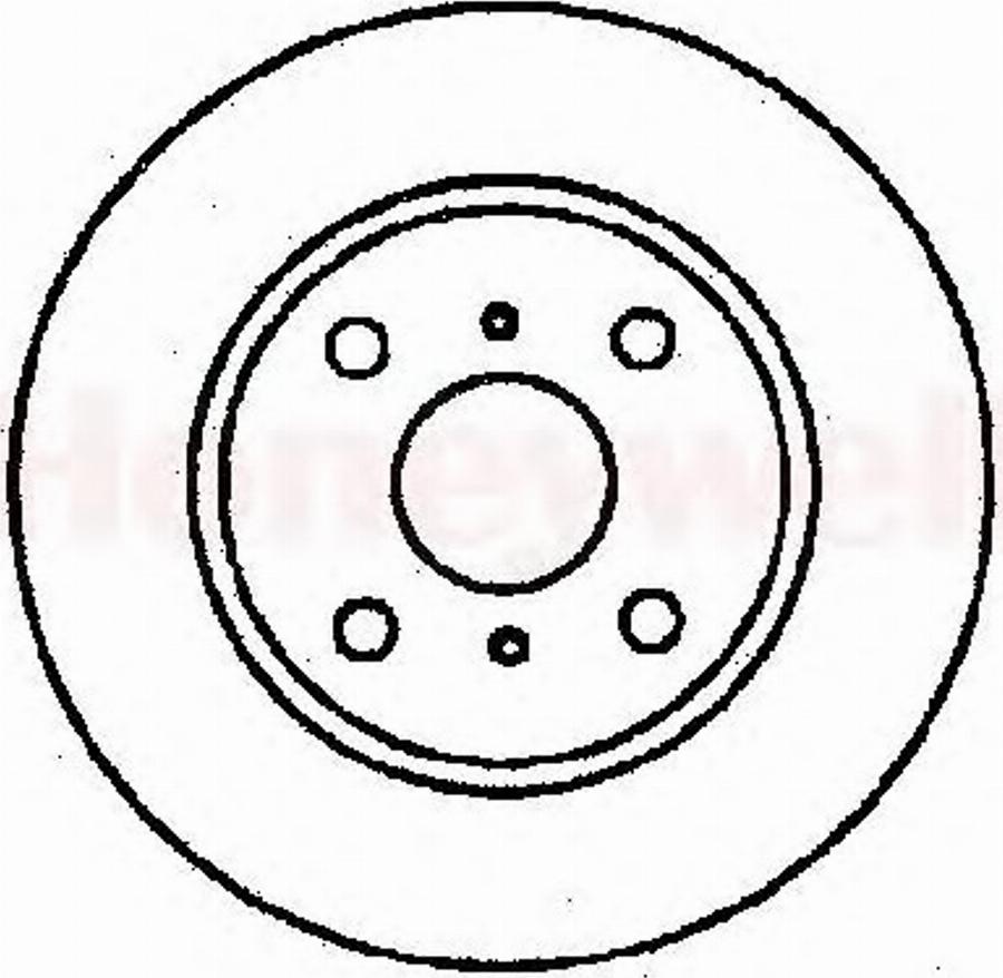 BENDIX 561341 B - Гальмівний диск avtolavka.club