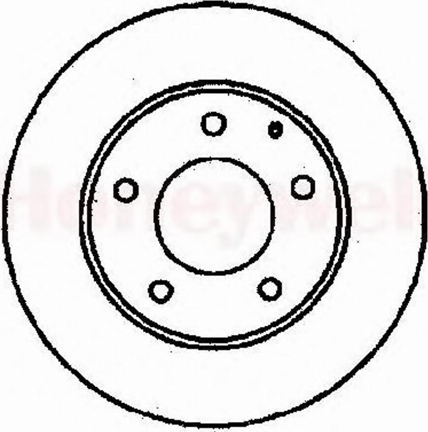 BENDIX 561716 B - Гальмівний диск avtolavka.club