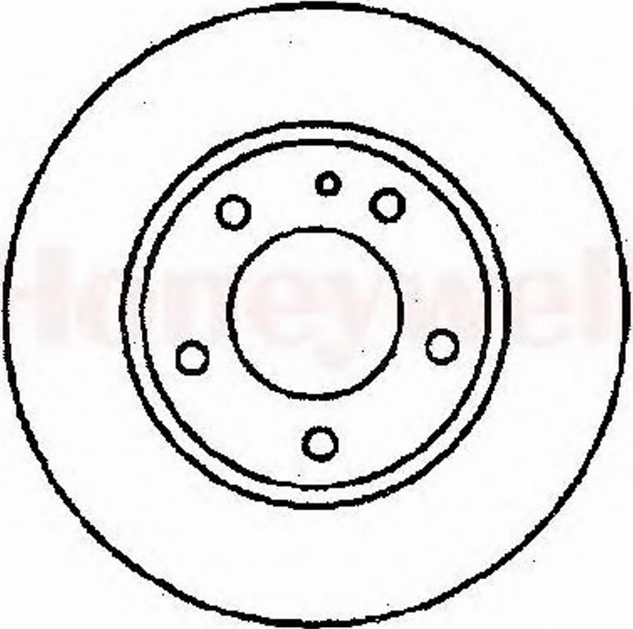 BENDIX 561717 B - Гальмівний диск avtolavka.club