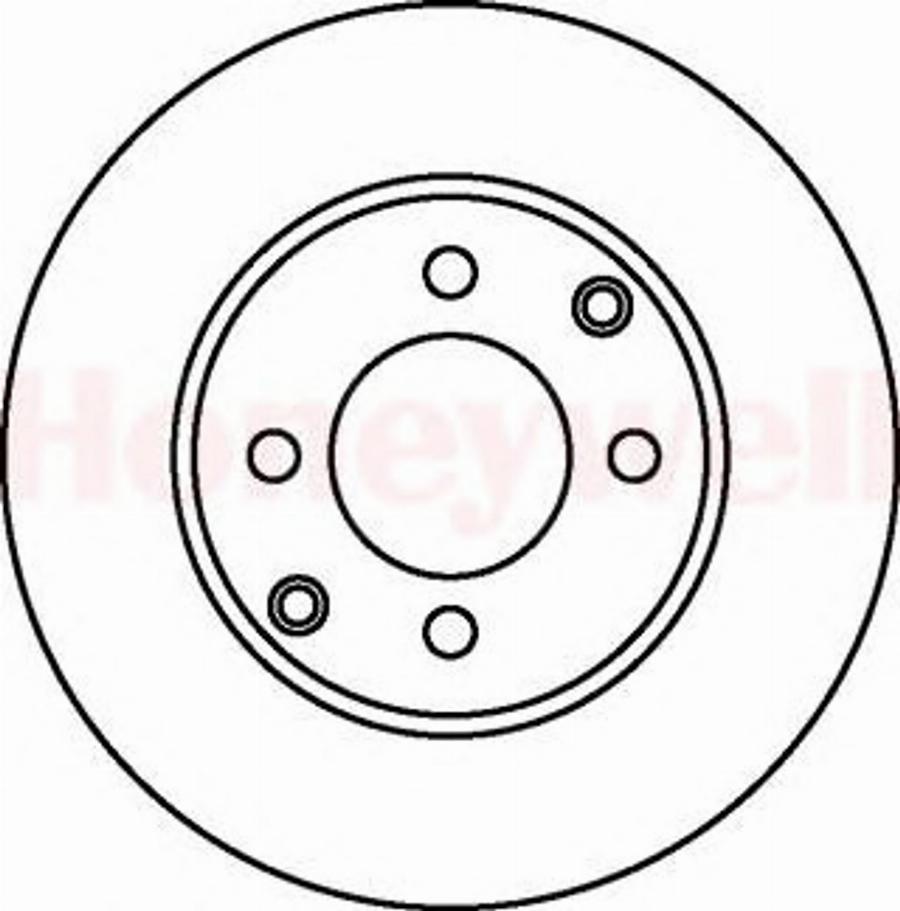 BENDIX 562055 B - Гальмівний диск avtolavka.club