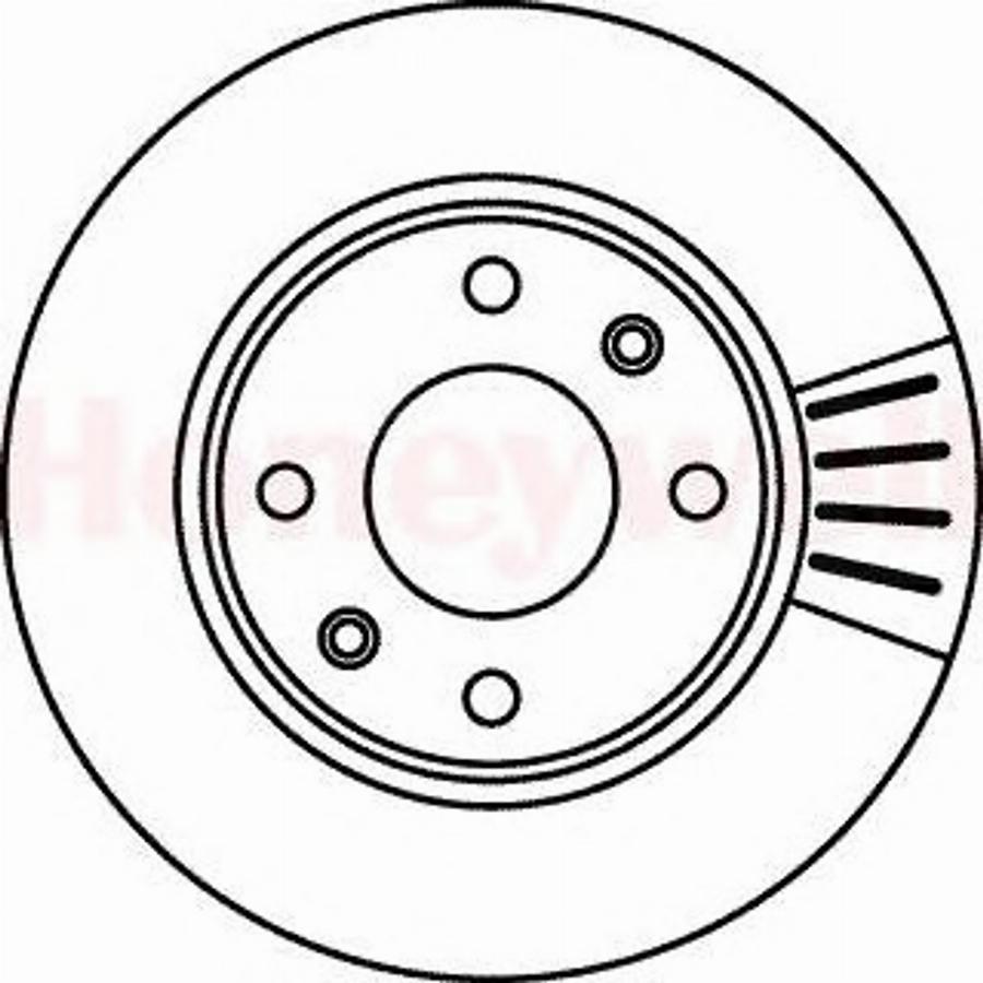 BENDIX 562027 B - Гальмівний диск avtolavka.club