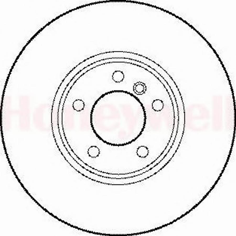 BENDIX 562134 B - Гальмівний диск avtolavka.club