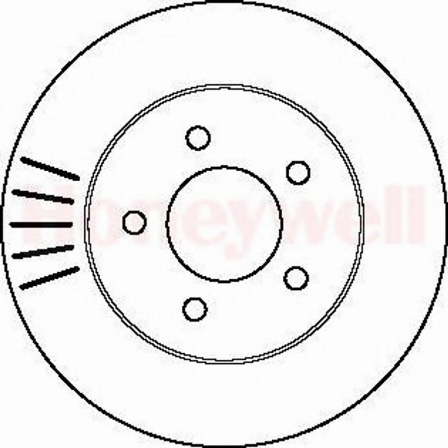 BENDIX 562137 B - Гальмівний диск avtolavka.club