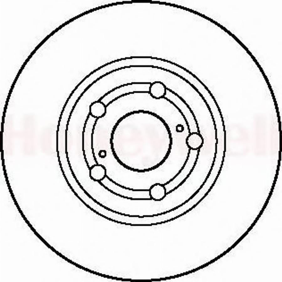 BENDIX 562125 B - Гальмівний диск avtolavka.club