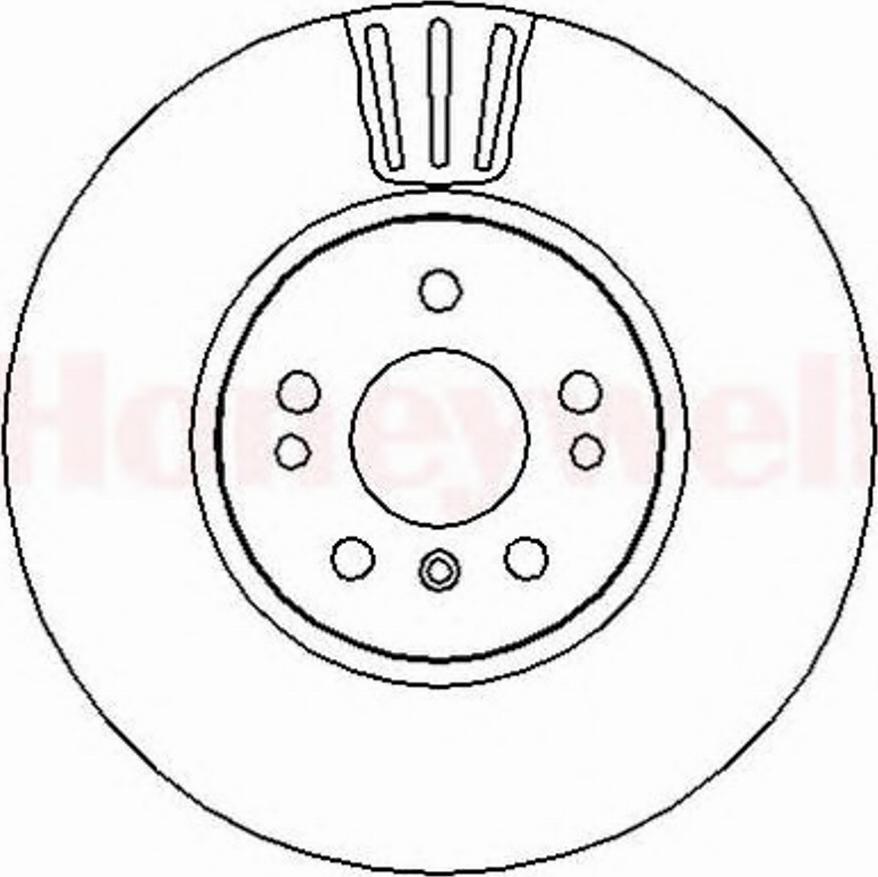 BENDIX 562343B - Гальмівний диск avtolavka.club