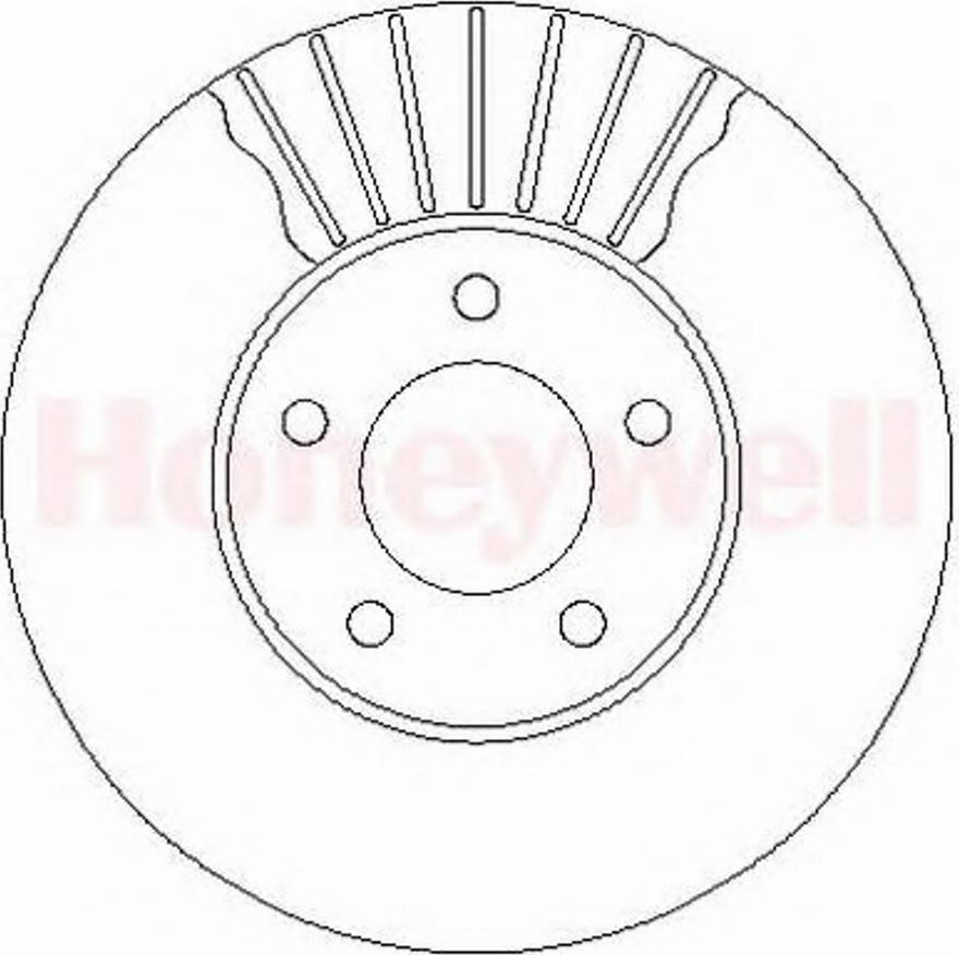 BENDIX 562292 B - Гальмівний диск avtolavka.club